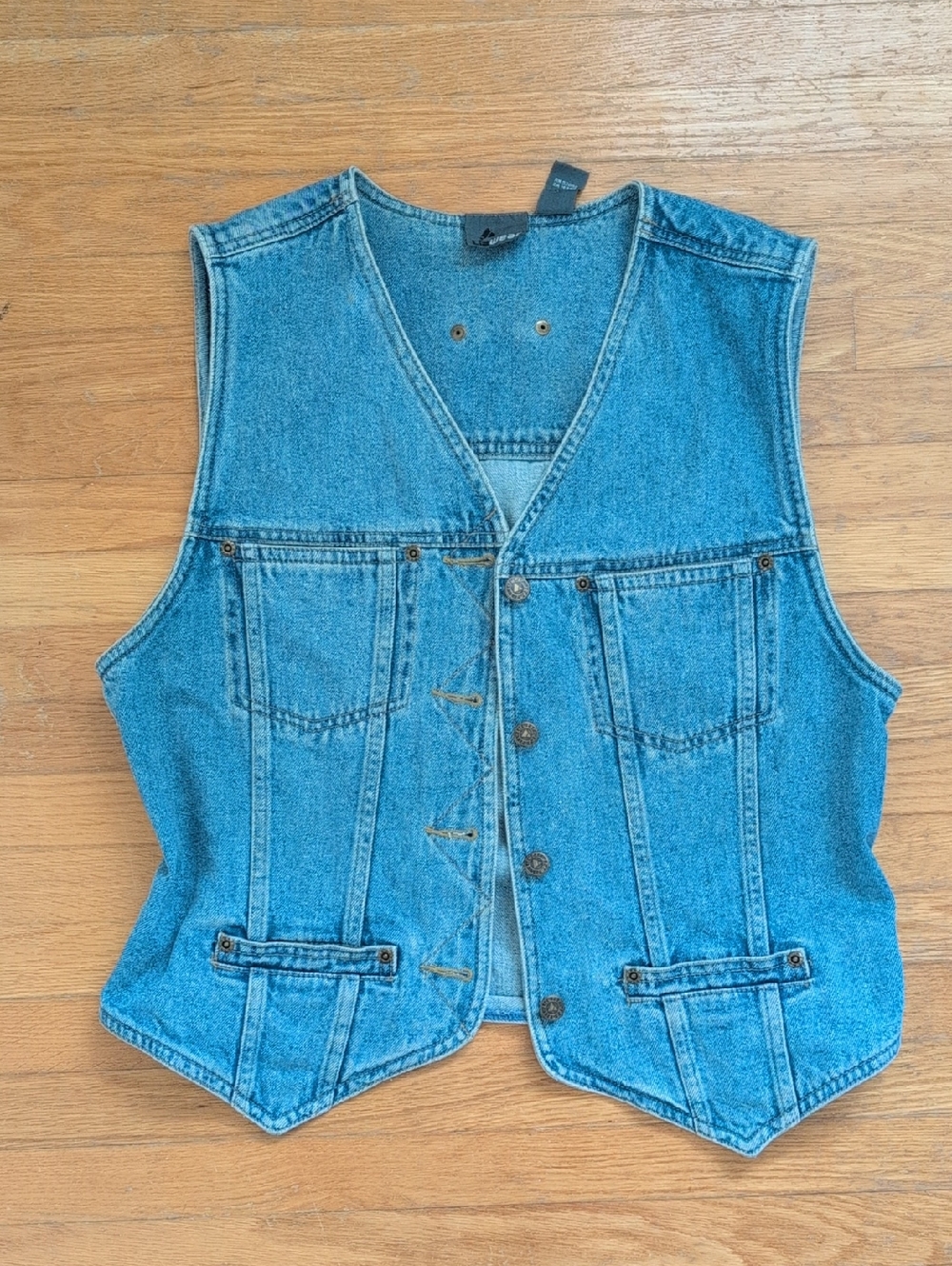 Vintage Liz Wear Blue Denim Vest